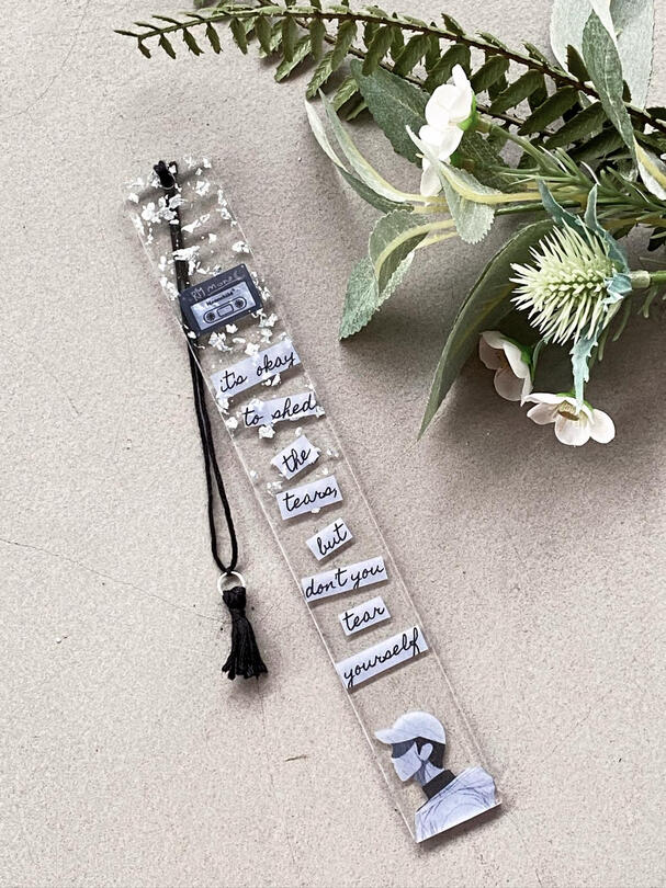 Bts Namjoon, mono themed bookmark.